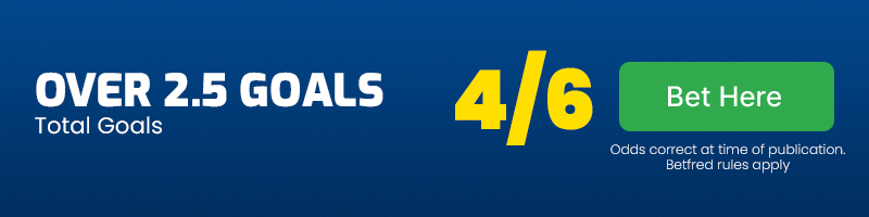 Over 2. 5 goals at 4-6