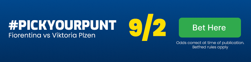 #pickyourpunt in fiorentina vs viktoria plzen at 9-2