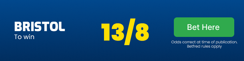 Bristol to win at 13/8