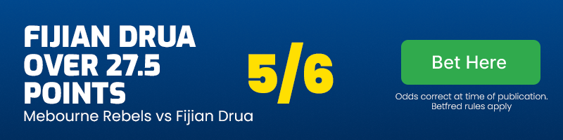 Fijian drua over 27. 5 points at 5/6