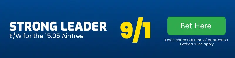 Strong leader each-way for the 15. 05 at 9-1