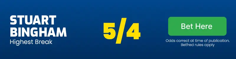 Stuart bingham highest break 5-4