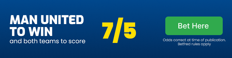 United to win and btts at 7-5
