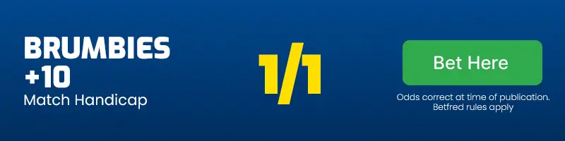 Brumbies +10 handicap