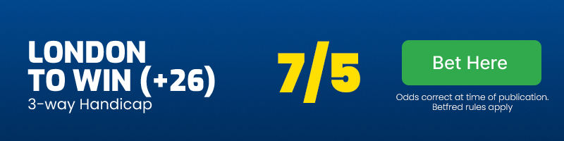 London broncos to win +26 @ 7/5