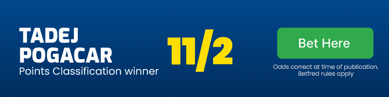 Tadej pogacar to win points classification @ 11/2
