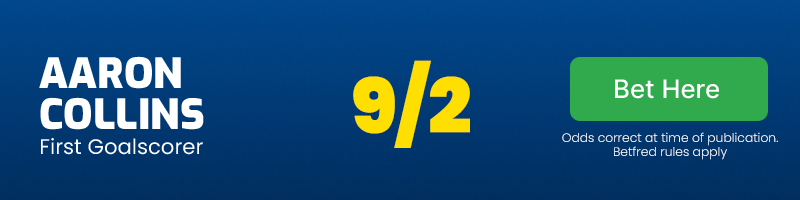 Aaron collins first goalscorer @ 9/2