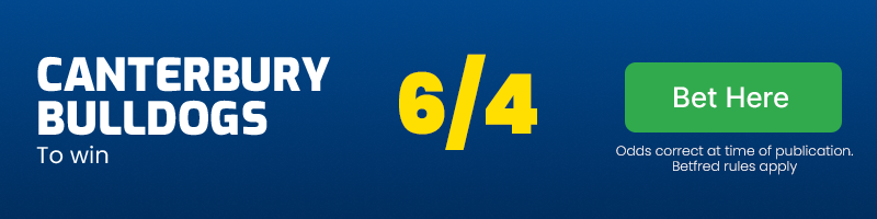 Bulldogs to win @ 6/4