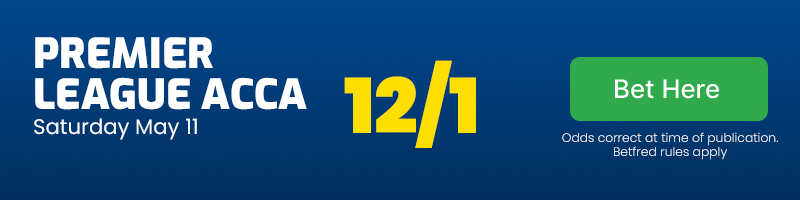 Premier league acca at 12/1