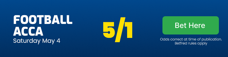 Football acca at 5/1