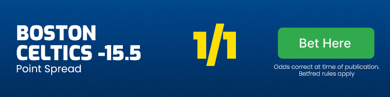 Boston celtics -15. 5 at 1-1