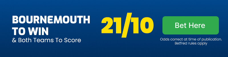 Bournemouth to beat brentford & both teams to score at 21-10