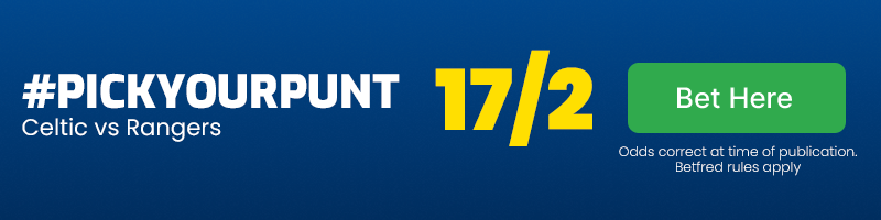 Celtic vs rangers pyp at 17-2