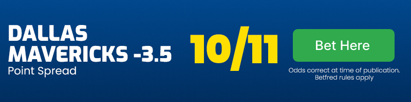 Dallas mavericks -3. 5 at 10-11