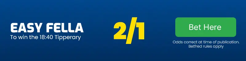 Easy fella to win the 18. 40 tipperary at 2-1