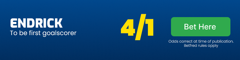 Endrick to score first at 4-1