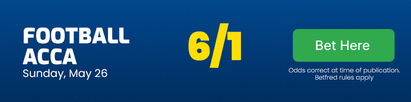 Football accumulator tips - sunday may 26 2024