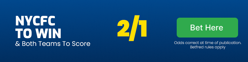 Football bet of the day - saturday, june 1 - nycfc to beat san jose earthquakes & both teams to score at 2-1