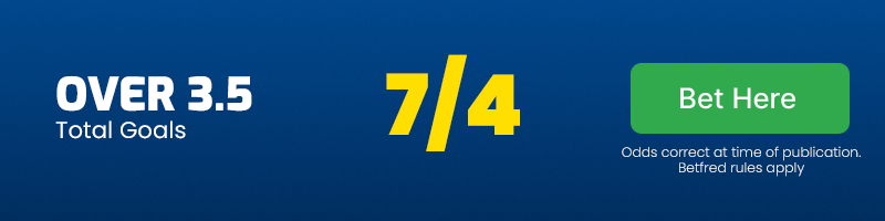 Football bet of the day thursday may 16 2024 - over 3. 5 goals in dc united vs new york red bulls at 7-4
