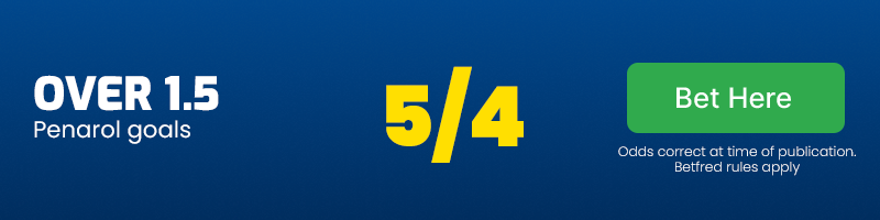 Over 1. 5 goals at 5/4