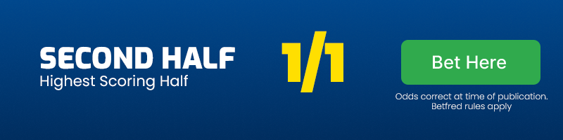 Highest scoring half - second half in rayo vallecano vs athletic bilbao at 1-1