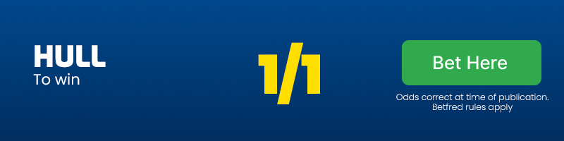 Hull to win at 1/1