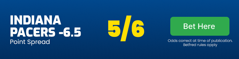 Indiana pacers -6. 5 at 5-6