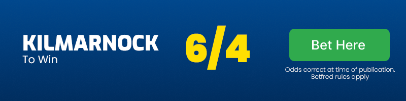 Kilmarnock to beat dundee at 6-4