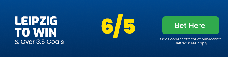 Leipzig to beat hoffenheim & over 3. 5 goals at 6-5