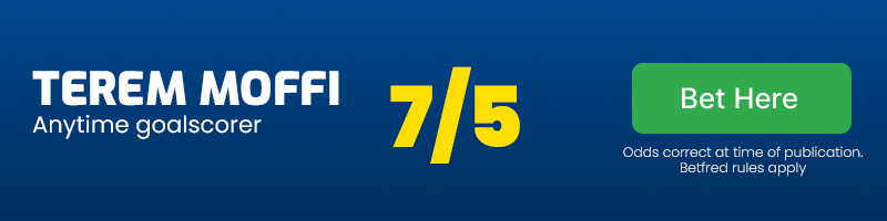Terem moffi anytime goalscorer at 7/5