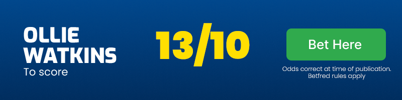 Ollie watkins to score