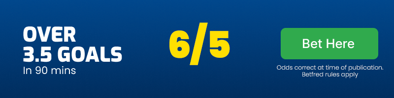 Over3. 5goalsin90mins
