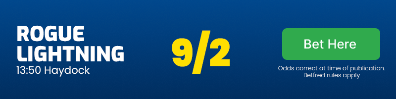 Rogue lightning haydock 13. 50