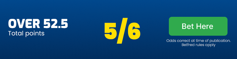 Over 52. 5 points at 5/6