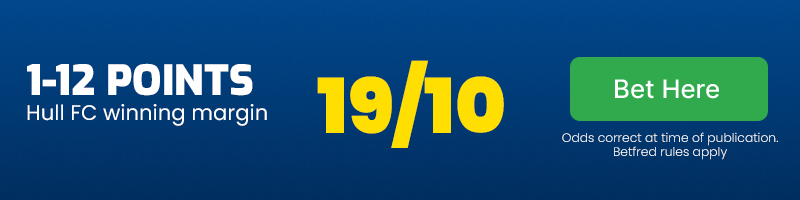 Hull fc winning margin 1-12 at 19/20