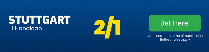 Stuttgart -1 handicap at 2/1