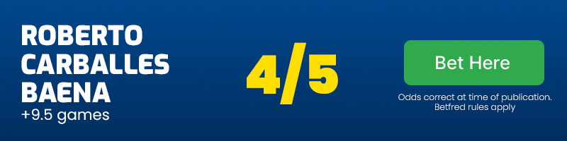 Baena +9. 5 games at 4/5