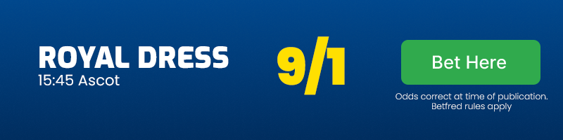 15. 45 royal ascot - royal dress at 9-1