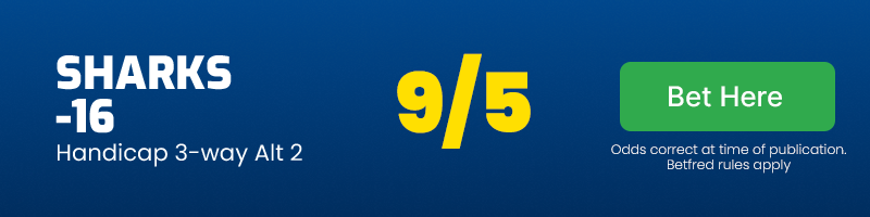 Sharks -16 @ 9/5