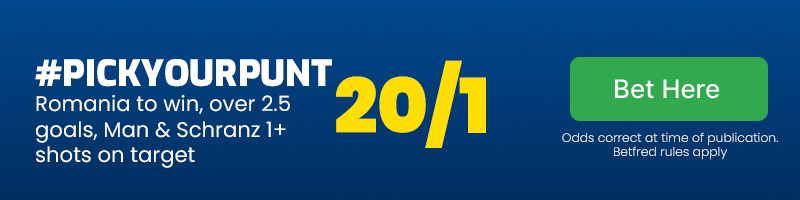 #pickyourpunt at 20/1