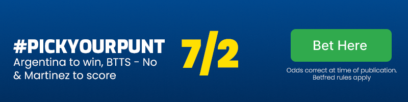 #pickyourpunt at 7/2