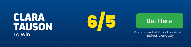 Clara tauson to beat ons jabeur @ 6-5