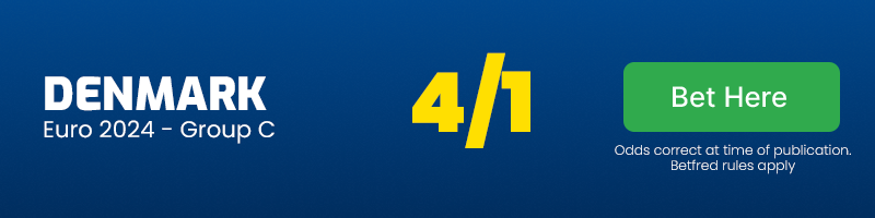 Denmark to win group c 4-1
