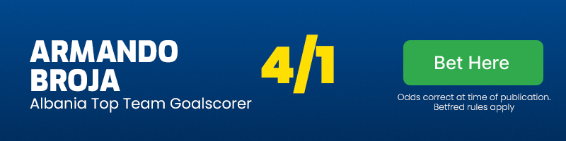 Euro 2024 armando broja albania top team goalscorer at 4-1