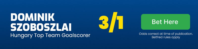 Euro 2024 hungary top team goalscorer - dominik szoboszlai @ 3-1
