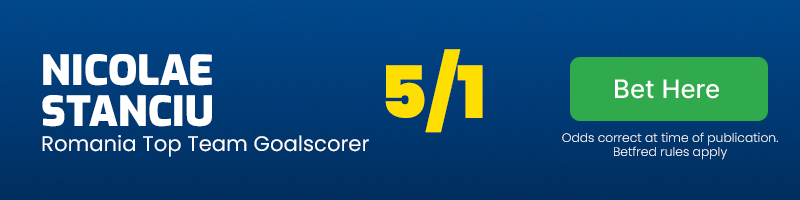 Euro 2024 romania top team goalscorer - nicolae stanciu @ 5-1
