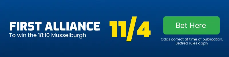 First alliance to win the 18. 10 musselburgh at 11-4