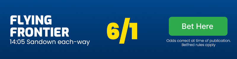 Flying frontier each-way sandown 14. 05