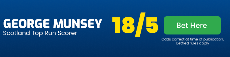 George munsey top run scorer at 18-5