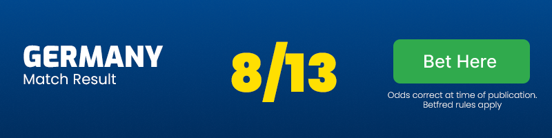 Germany to win at 8-13